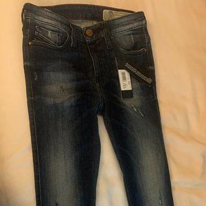 Diesel Skinzee - Zip Denim Jeans